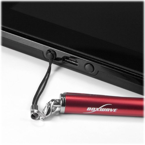 BoxWave Stylus Pen 3-Pack for Carlson Surveyor 2 - Precision Capacitive Stylus with Soft Tip (Crimson Red) - Perfect for Drawing, Note-Taking & Touchscreen Devices