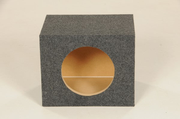 Q Power HD110 10-Inch Carpeted Subwoofer Box - Premium Bass Enclosure for Cars, Trucks & SUVs - Perfect for Enhanced Audio & Deep Bass Performance