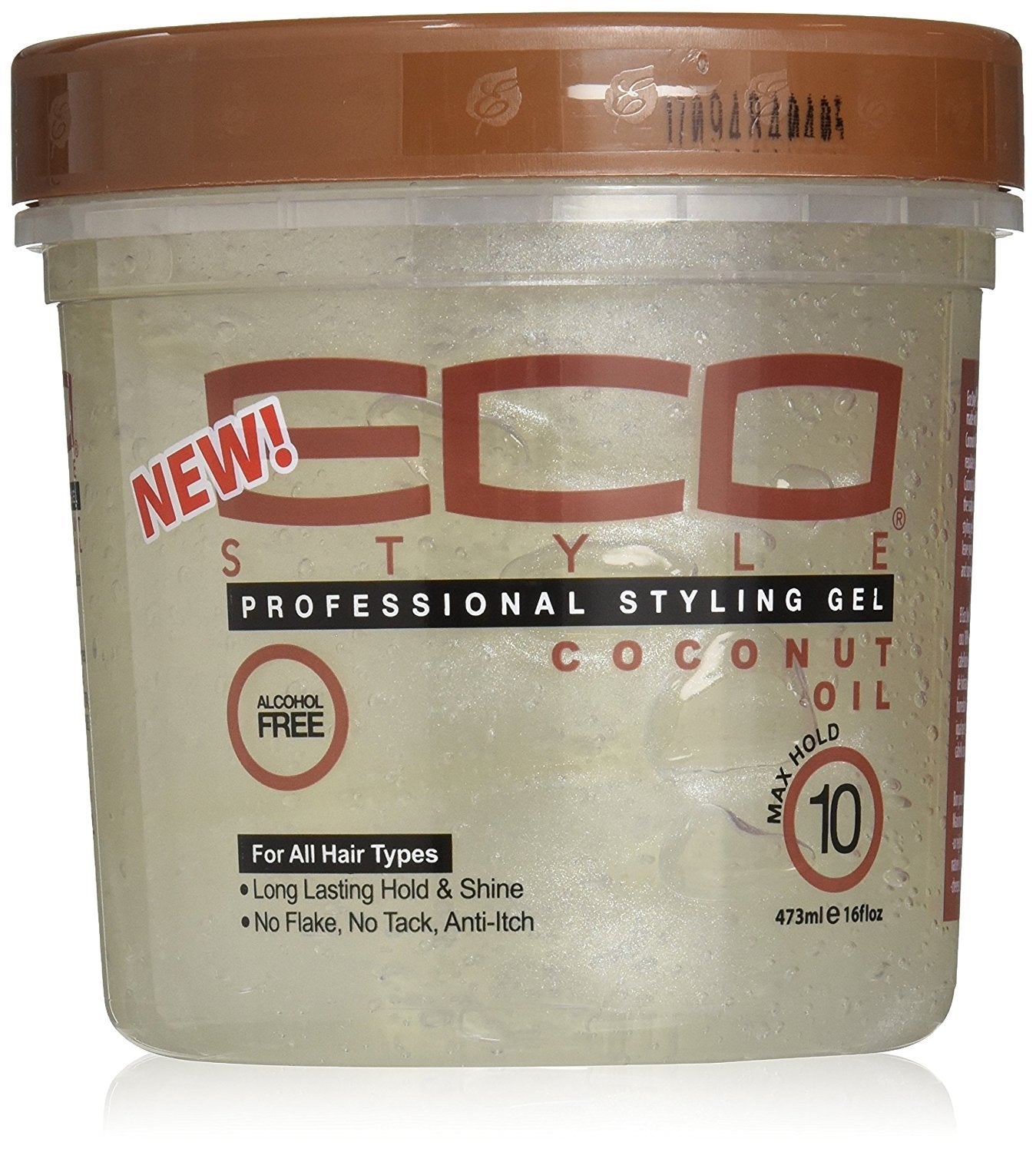 ECOCO STYLE Gel 5LB - Premium Hair Styling Gel for Men & Women - Strong Hold, No Flakes - Perfect for Curly, Wavy & Straight Hair - Salon Quality Styling at Home