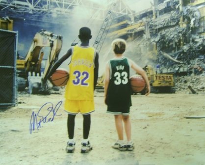 Magic Johnson & Larry Bird Autographed 16x20 Photo - Signed NBA Legends as Kids - Perfect for Sports Memorabilia Collectors & Basketball Fans