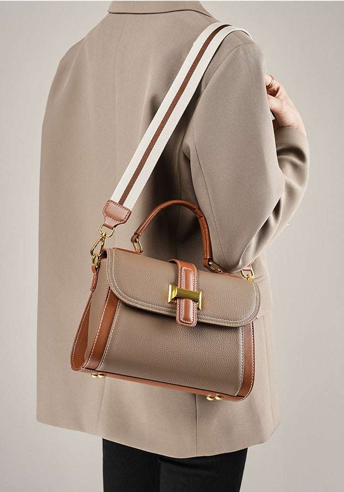 Stylish Women's Genuine Leather Handbag - Perfect for Work, Travel & Everyday Use