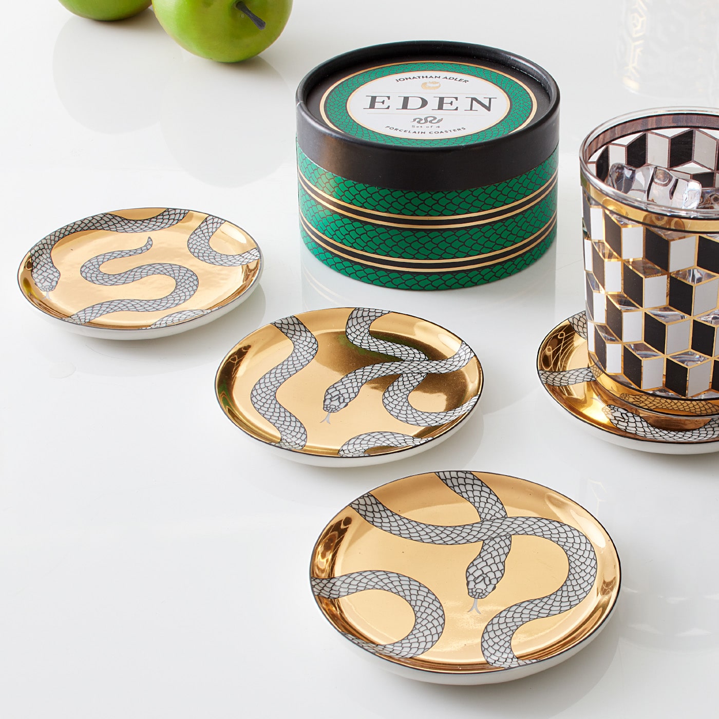 Premium Cork Coasters Set of 6 - Absorbent & Durable Drink Coasters for Home, Office, or Bar - Protect Your Tables from Stains & Water Rings - Ideal for Coffee, Wine & Cocktail Parties