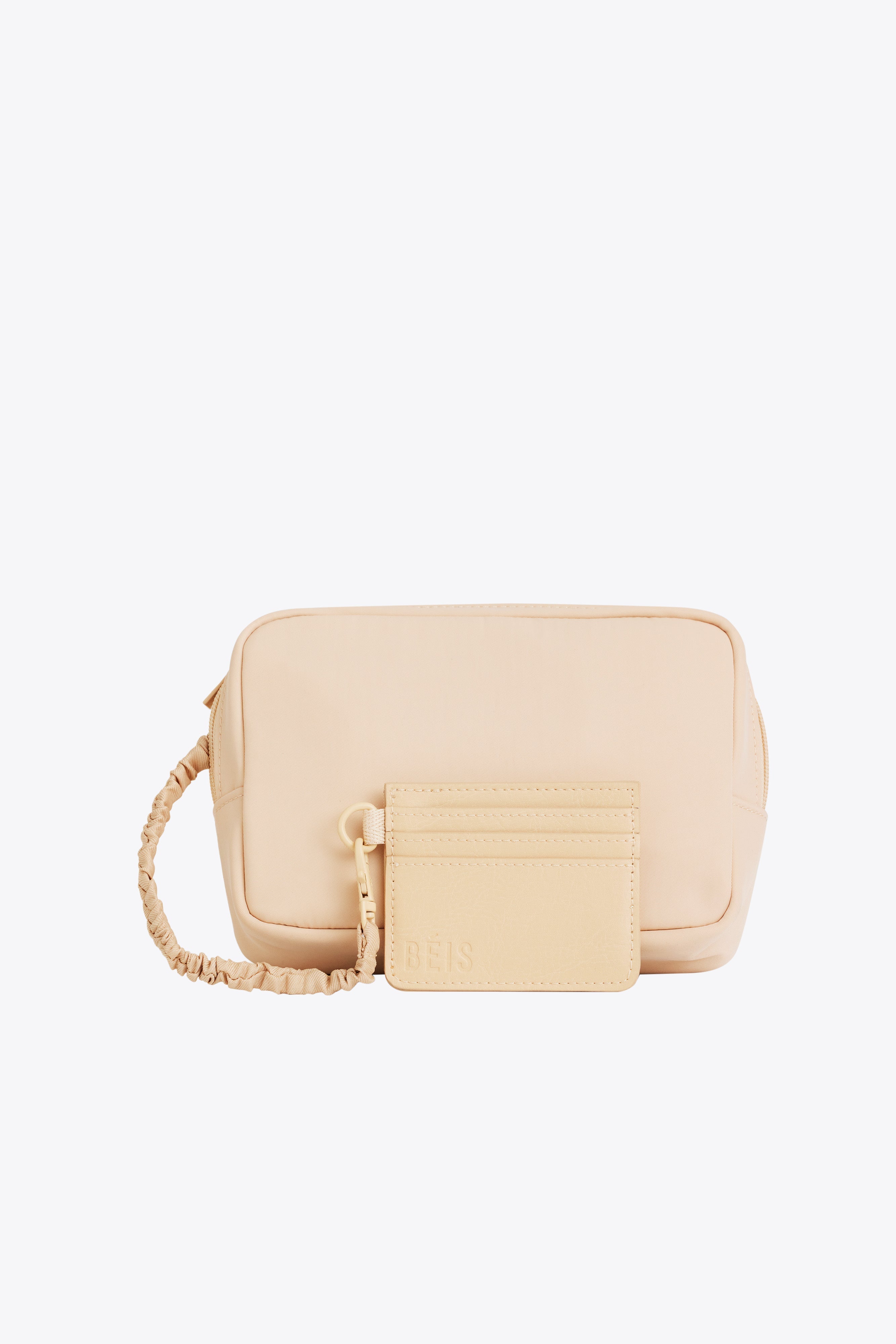 Stylish Beige Belt Bag for Women & Men - Crossbody Fanny Pack with Adjustable Strap - Perfect for Travel, Hiking, Running & Everyday Use