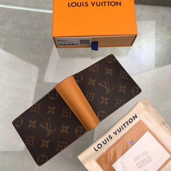 Authentic LV Multiple Wallet by Virgil Abloh - Monogram Canvas Designer Wallet for Men | Luxury Gift for Birthday, Anniversary & Travel Accessories