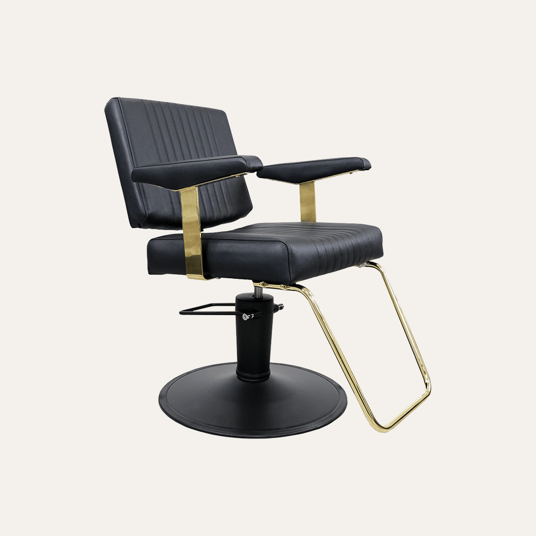 ATHENA Professional Salon Chair - Adjustable Hydraulic Styling Chair for Hairdressers & Barbers - Perfect for Salons, Barber Shops & Home Use