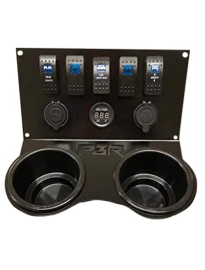 Fits Honda Pioneer 1000 Winch Kit with Switch - Includes Rear Lights, Light Bar & Blue Cup Holder | Off-Road ATV Accessories for Trail Riding & Utility Work