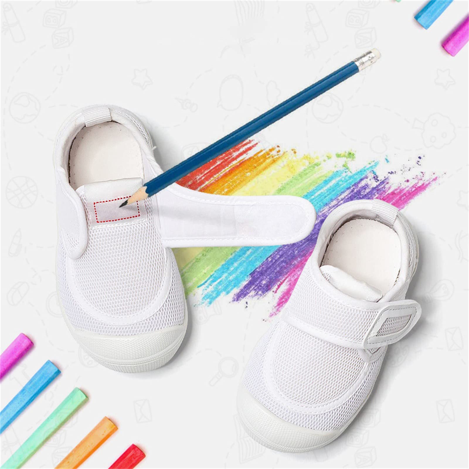 **Breathable Mesh Toddler Tennis Shoes for Boys & Girls - Soft-Soled Sneakers for Kids - Perfect for Playtime, School & Outdoor Activities**