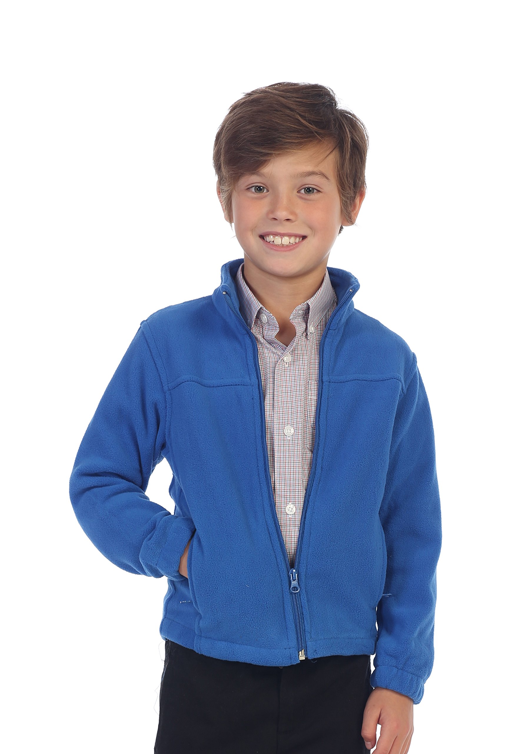 Gioberti Boys Full Zip Polar Fleece Jacket - Warm Winter Coat for Kids, Soft & Cozy Outerwear - Perfect for School, Playdates & Outdoor Activities
