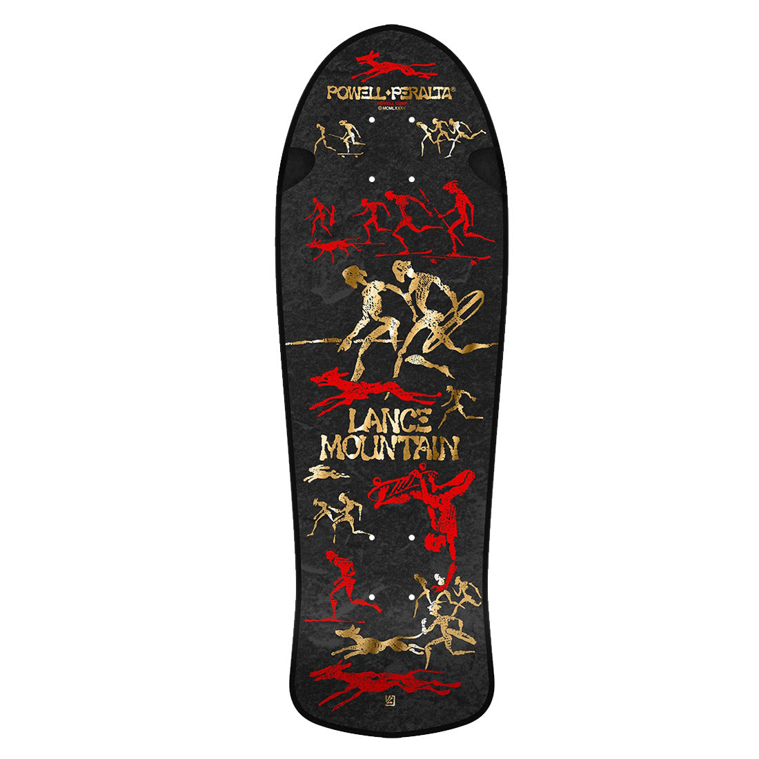 Powell Peralta Bones Brigade Mountain 16th Series Skateboard Deck - Hotrod Design for Professional & Street Skating | Perfect for Tricks, Commuting & Skatepark Sessions