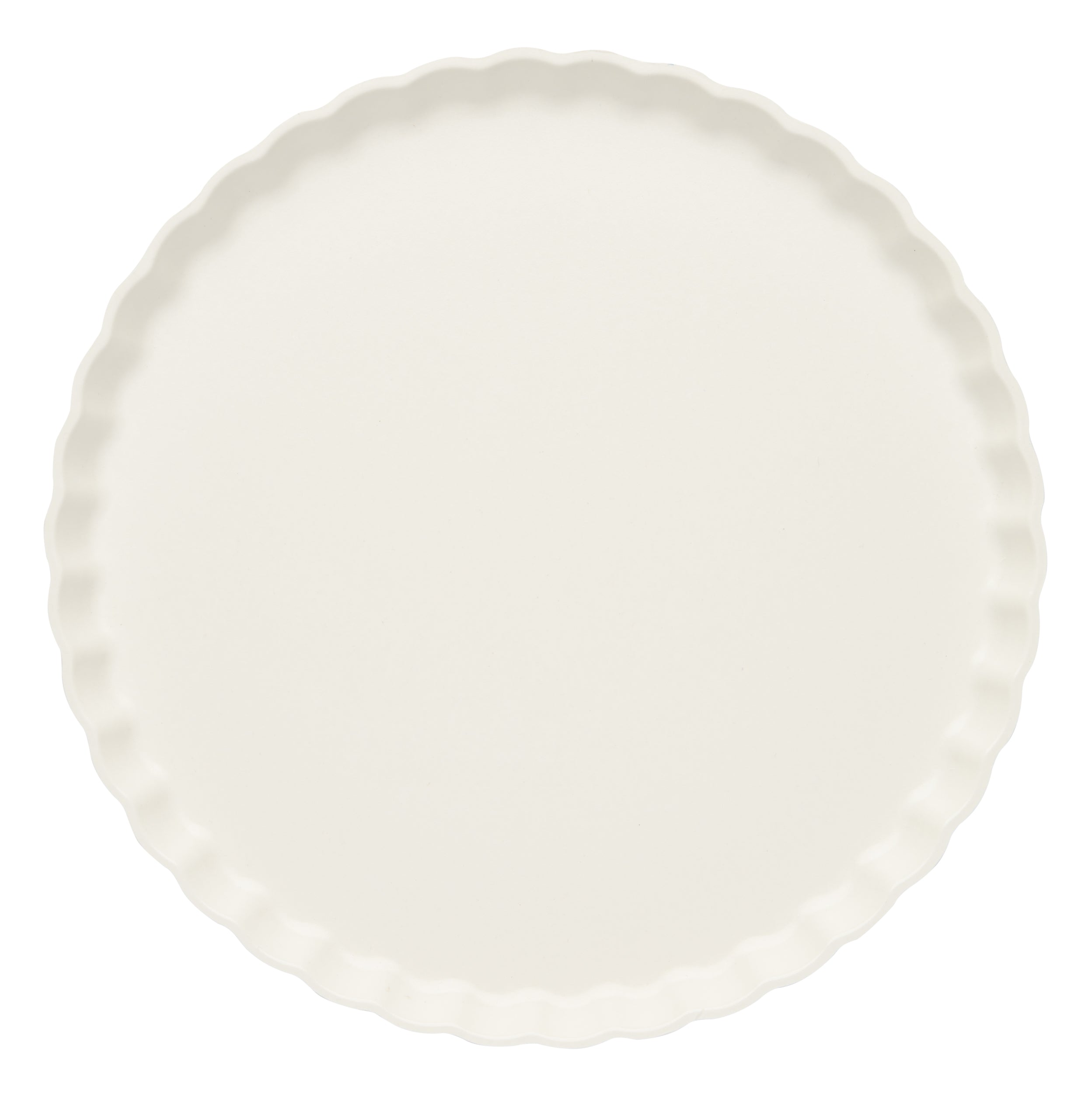 Simply Eco-Friendly White Dinner Plates - Set of 8 | Sustainable & Durable Dishware for Everyday Meals, Parties & Eco-Conscious Living