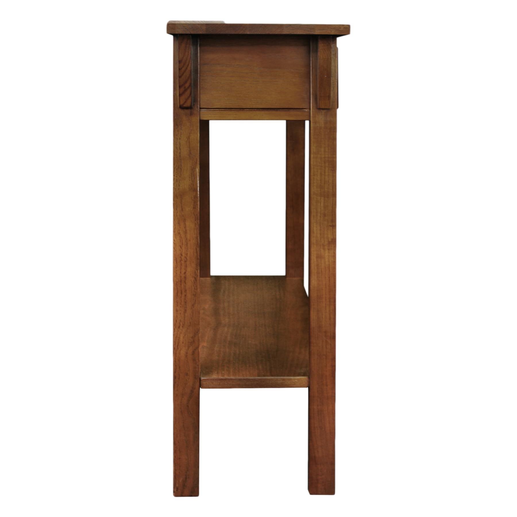 Leick Home 9057-RS Solid Wood Mission Console Table - Rustic Entryway Sofa Table for Living Room, Hallway, Office & Bedroom - Perfect for Home Decor & Small Space Organization