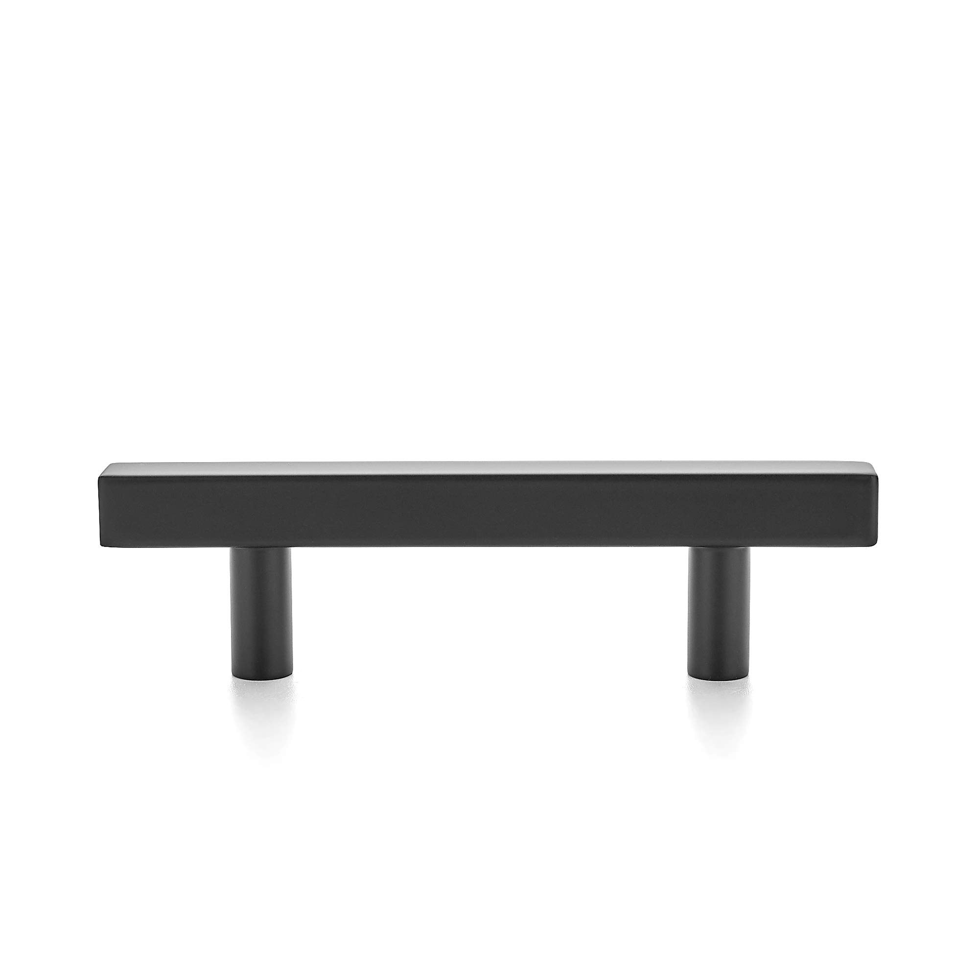 Ravinte 40 Pack 5 Inch Square Cabinet Pulls - Matte Black Stainless Steel Kitchen Drawer Handles - 5