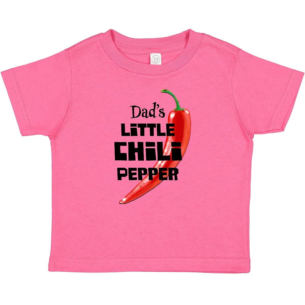 Inktastic Dad's Little Chili Pepper Baby T-Shirt - Cute Infant Bodysuit for Newborns & Toddlers - Perfect for Family Photos, Holidays & Special Occasions