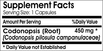 PureControl Supplements Codonopsis Root 450mg - 180 Capsules | Natural Herbal Supplement for Energy & Immunity Boost | Perfect for Daily Wellness & Stress Relief