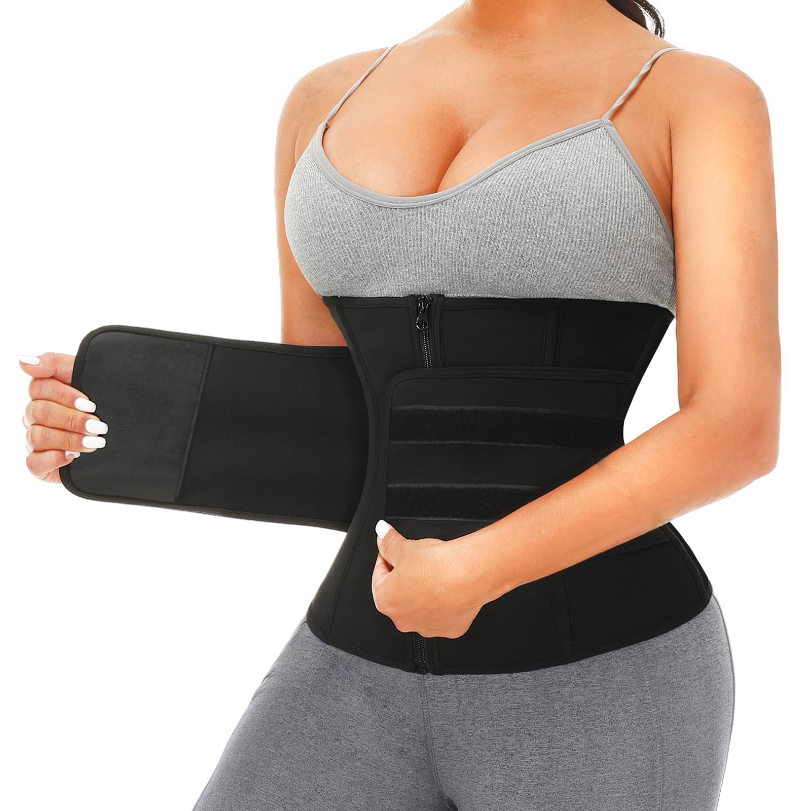 VITOMOR Waist Trainer for Women - Postpartum Corset Belt for Weight Loss, Tummy Control & Body Shaping - Perfect for Workout, Fitness & Everyday Wear