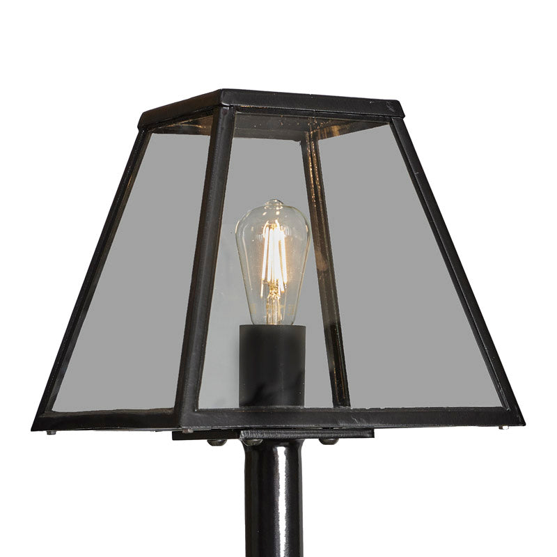 Apsley 1Lt 1.8/2.7m Galvanized Steel Outdoor Lamp Post - Perfect for Garden, Patio, and Driveway Lighting