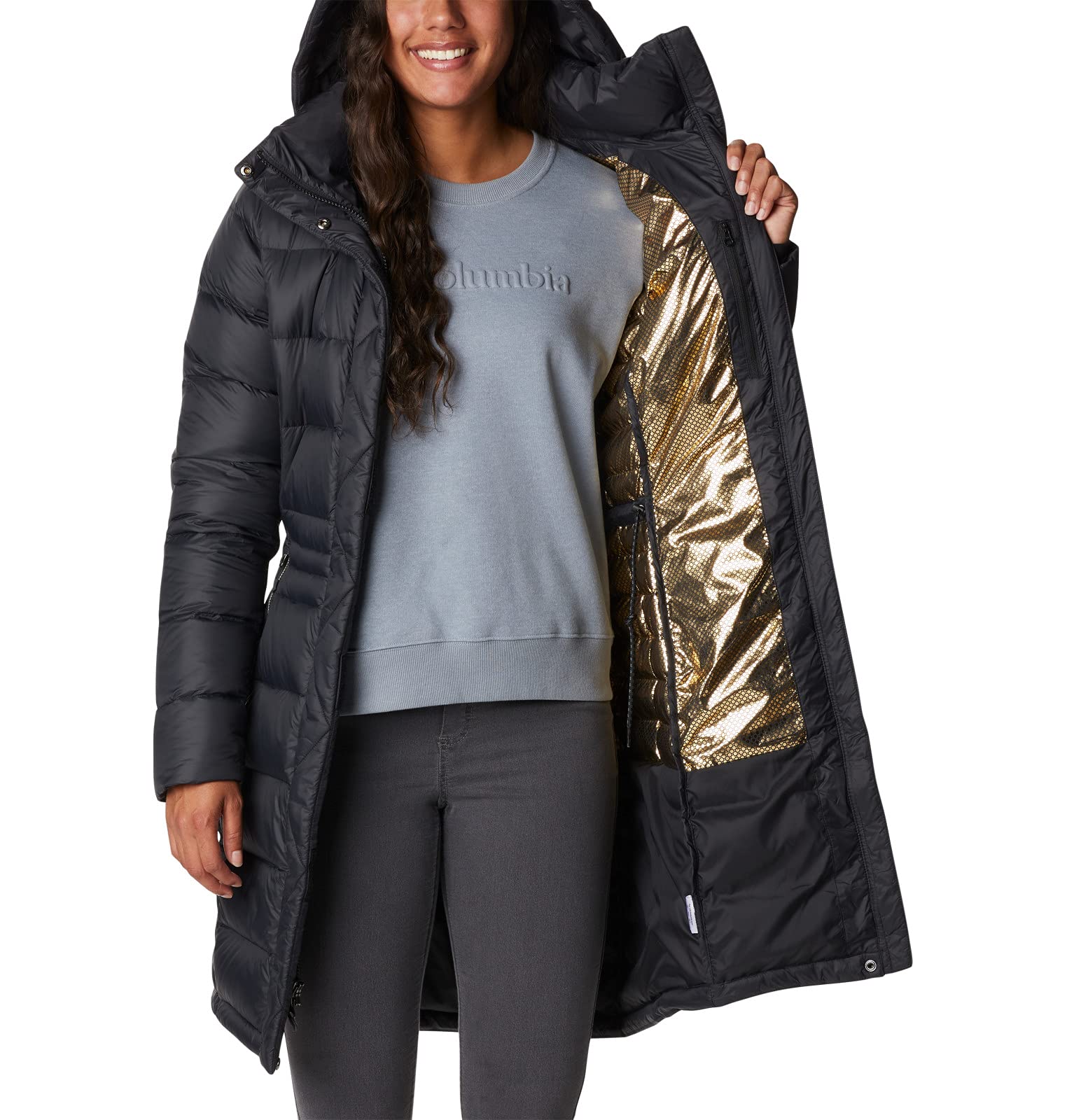 Columbia Women's Hexbreaker Elite Down Jacket - Lightweight Warm Winter Coat for Outdoor Activities, Hiking & Travel