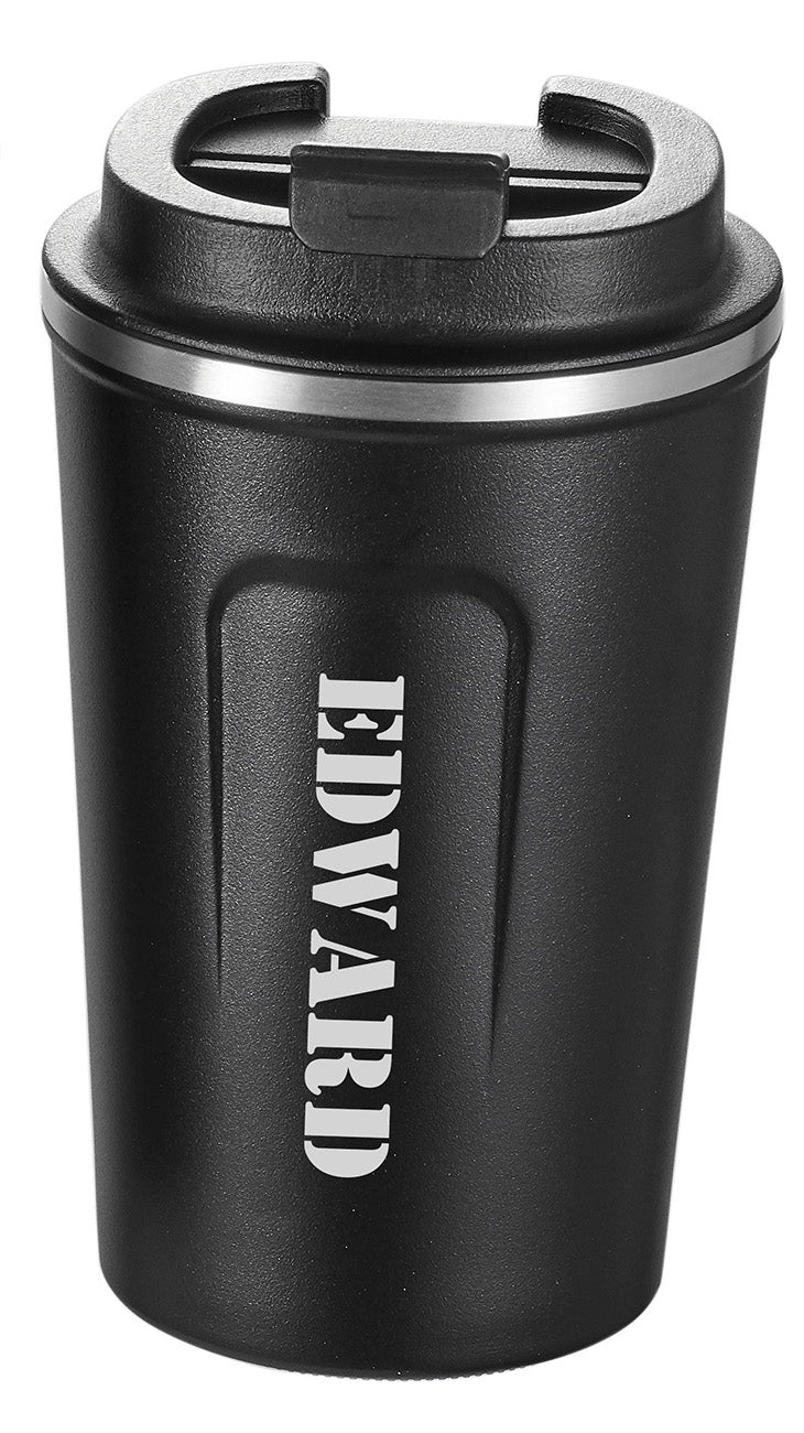 Visol Explorer 12 oz Double Walled Insulated Coffee Mug with Lid - Leak Proof Travel Tumbler for Hot & Cold Drinks, Perfect for Office, Commute, Camping and Outdoor Activities