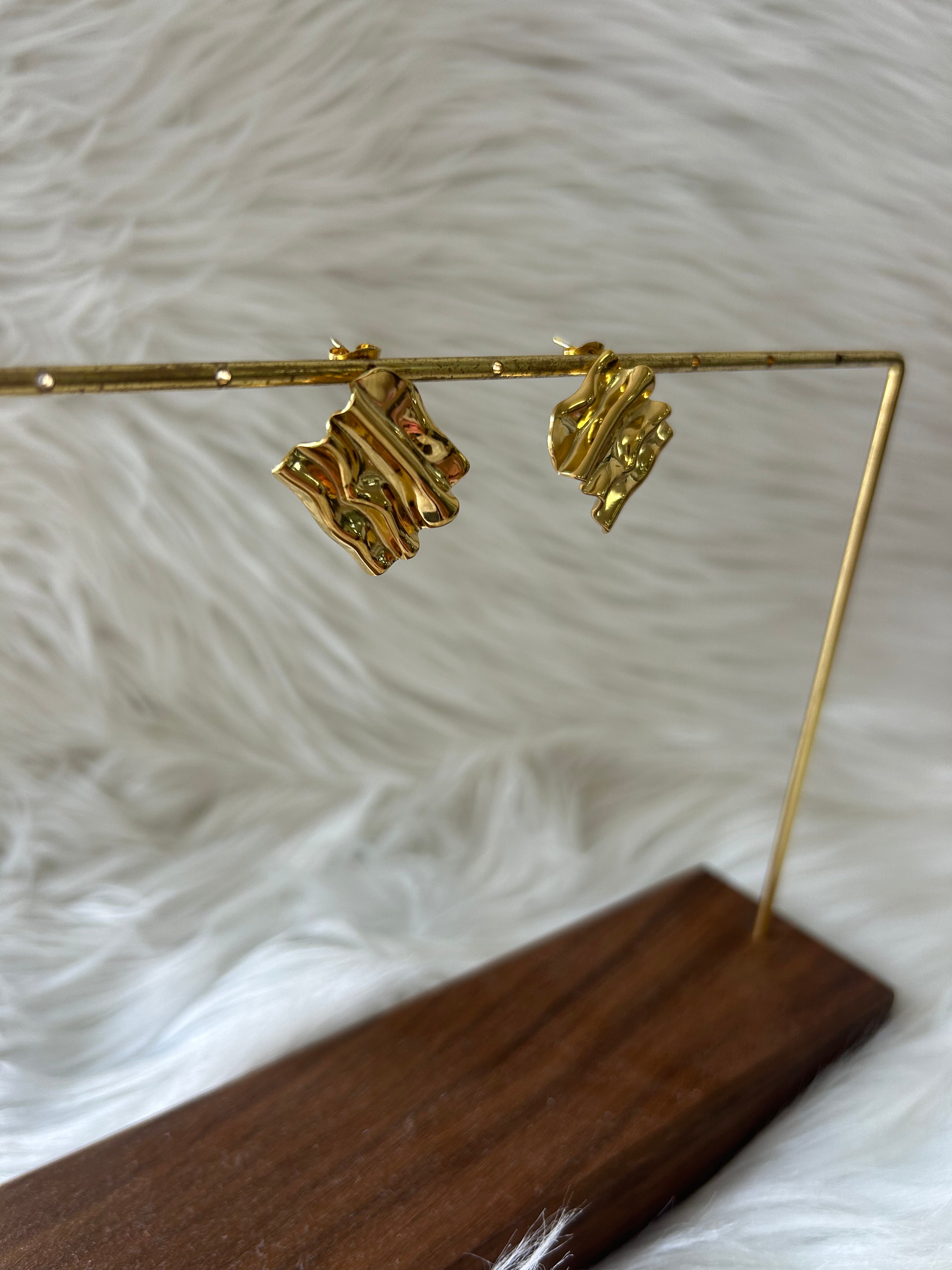 Lauren Kenzie Susan Earrings - Elegant Gold Hoop Earrings for Women, Perfect for Parties, Weddings & Everyday Wear