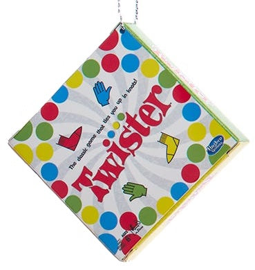 Hasbro Retro Board Game Ornament - 3.5 Inch Classic Collectible Holiday Decoration for Christmas Tree & Home Decor | Perfect Gift for Game Lovers & Nostalgic Fans