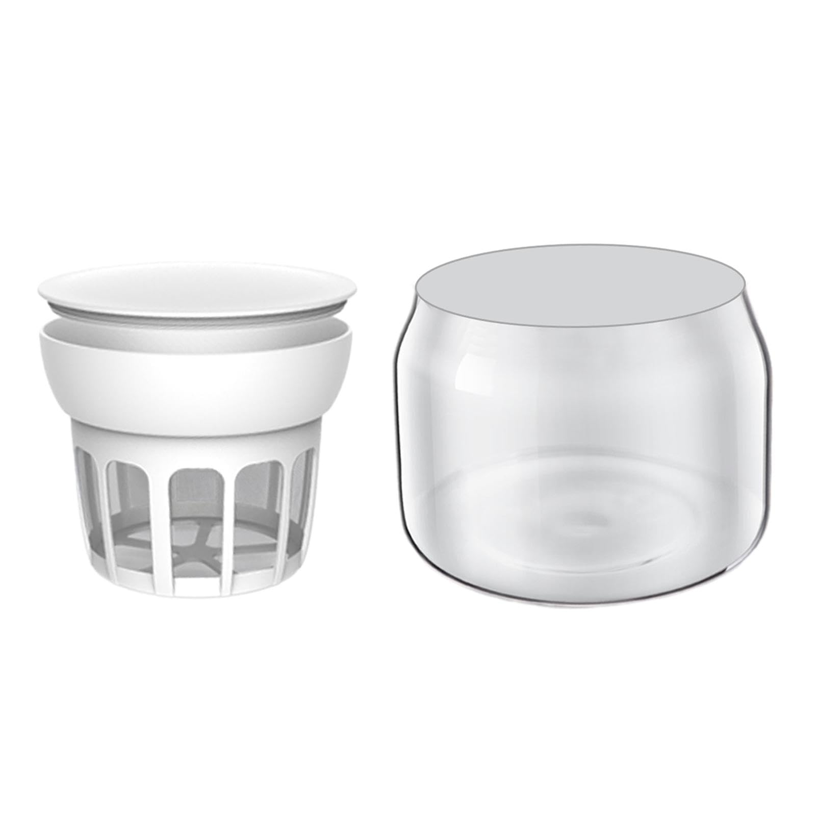 Whey Separator Nut Milk Maker & Greek Yogurt Strainer - Homemade Yogurt, Desserts, Jams, Nut Milk - Perfect for Kitchen, Healthy Snacks & DIY Recipes