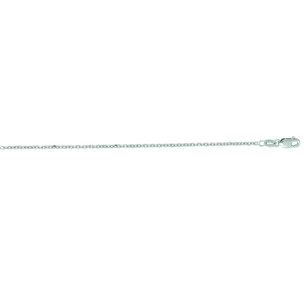 14K Gold 1.5mm Diamond Cut Cable Chain Necklace - Dainty & Elegant Jewelry for Women, Perfect for Layering, Everyday Wear & Special Occasions