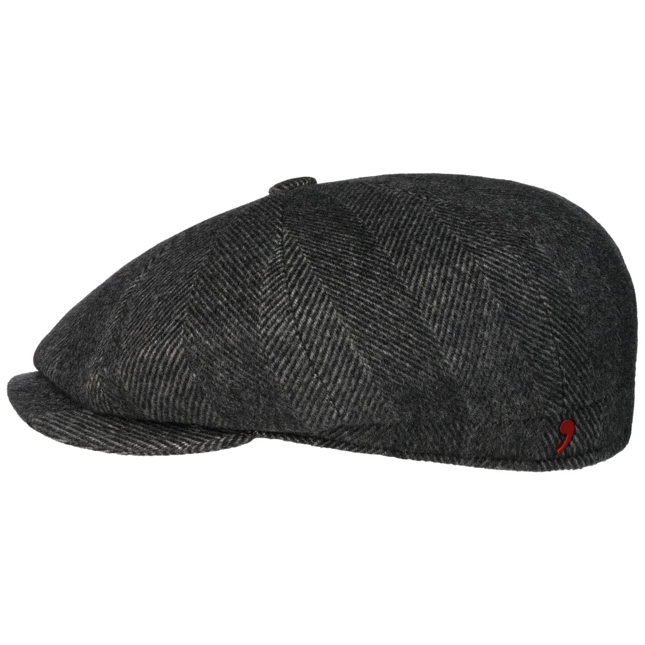 Alfonso D'Este Rolando Premium Cashmere Flat Cap for Men - Classic Winter Hat for Outdoor Activities & Formal Occasions