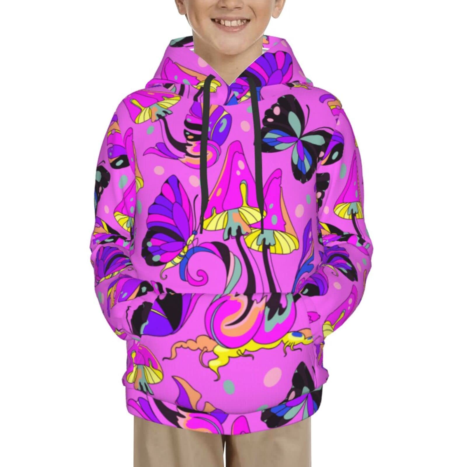 Kids Fashion Pullover Hoodies - Soft Casual Sweatshirts for Boys & Girls - Cozy Novelty Hooded Sweatshirts for School, Playdates & Outdoor Activities