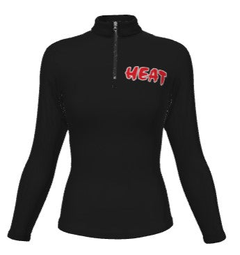 Champro Juice JFLQ8W Sublimated 1/4 Zip Long Sleeve Pullover - Youth & Women's Fastpitch Softball Training Top - Lightweight & Moisture-Wicking for Practice & Games