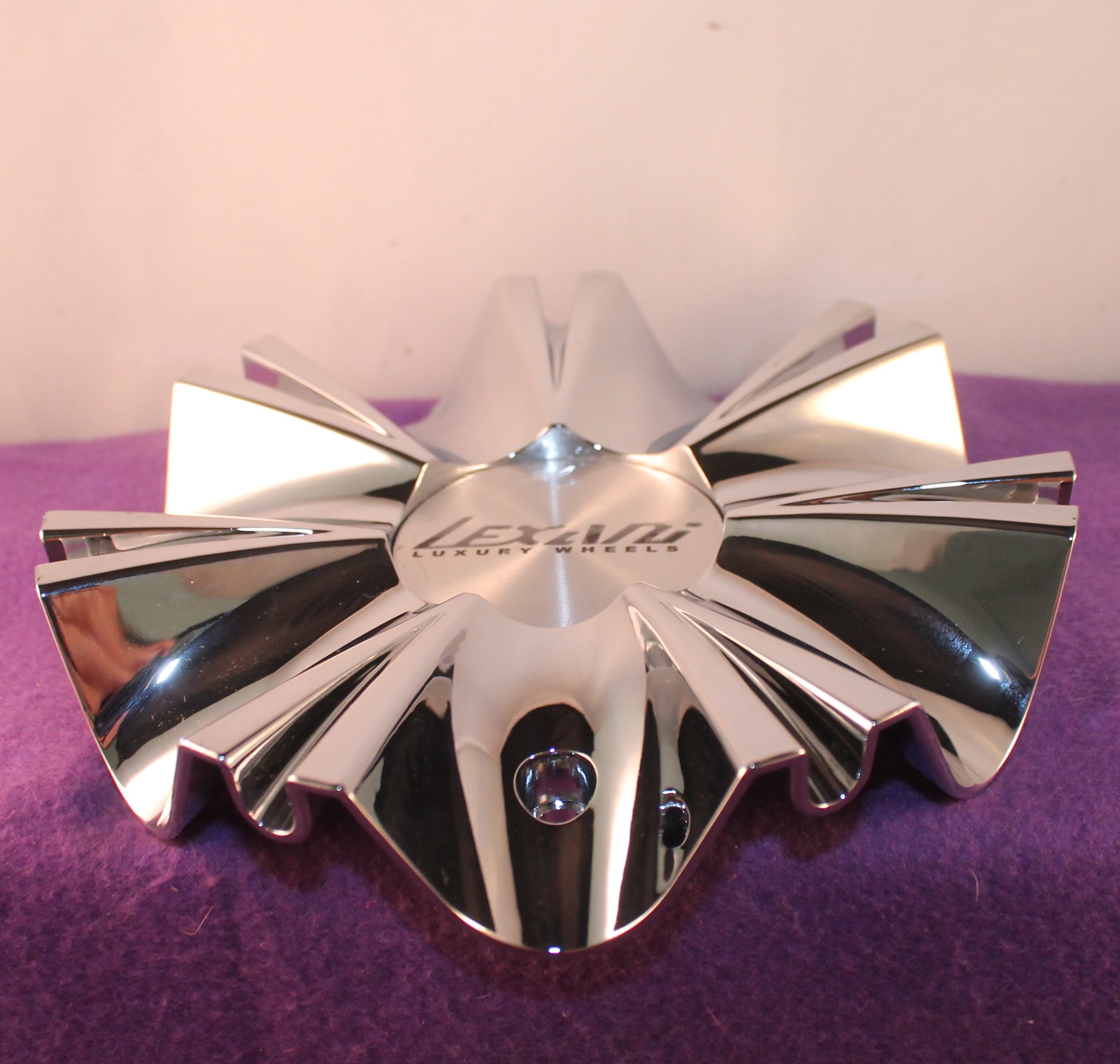 Custom Chrome Center Caps (Set of 4) - C-031-2 MIDTEC C-76020 Replacement for Tuscany 20