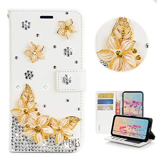Golden Flowers / White