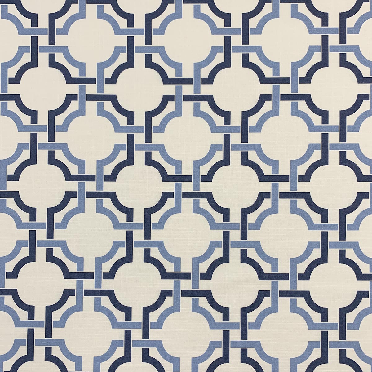 Lillian August Lacey Santorini Mag Fabric - Blue and White Striped Upholstery Fabric for Sofa, Chair & Home Decor | Mediterranean Style Living Room & Coastal Home Design