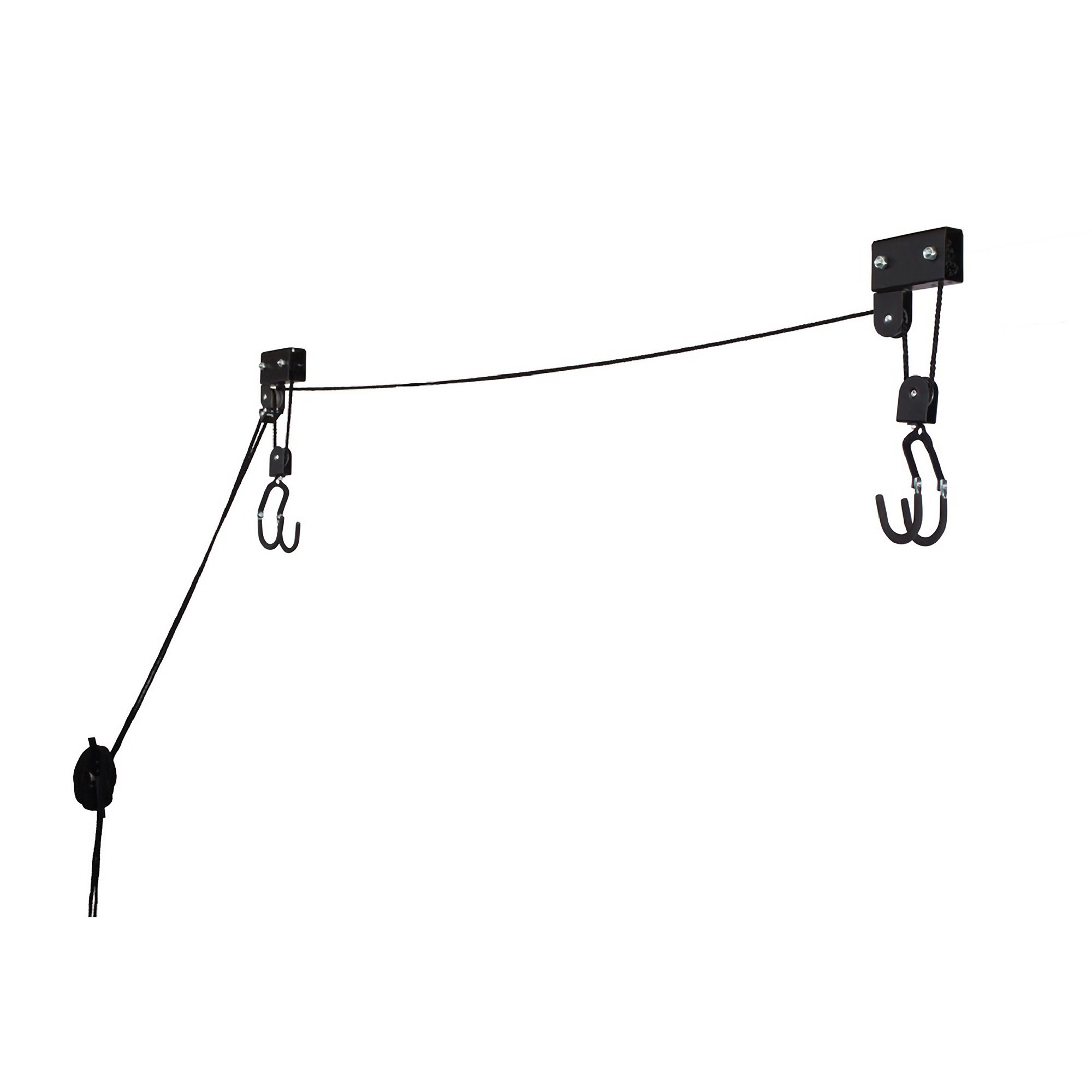 Premium RAD Sportz Kayak Hoist 2-Pack - Heavy Duty 125 lb Capacity Canoe & Kayak Storage System with Pulley - Perfect for Garage, Shed or Boat House Organization - Also Works as Ladder Lift for Multi-Purpose Use