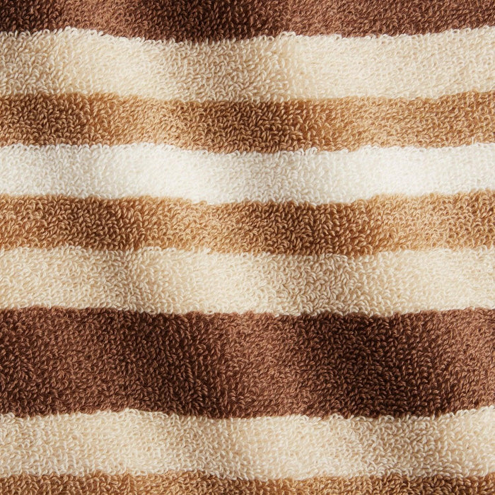 Premium Cotton Stripe 2-Piece Bath Towel Set - Soft, Absorbent & Quick-Drying - Perfect for Spa, Bathroom & Beach Use
