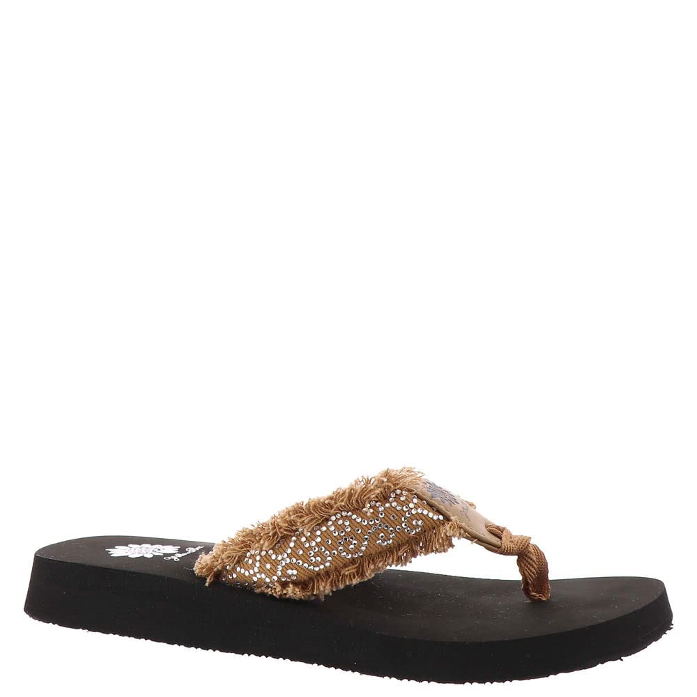 Foseta Women's Comfortable Yellow Box Sandals - Breathable Summer Casual Shoes for Beach, Walking & Outdoor Activities
