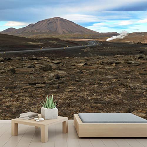 3D Road Outdoor Wall Murals - PVC Self-Adhesive Peel and Stick Wallpaper - Large 110