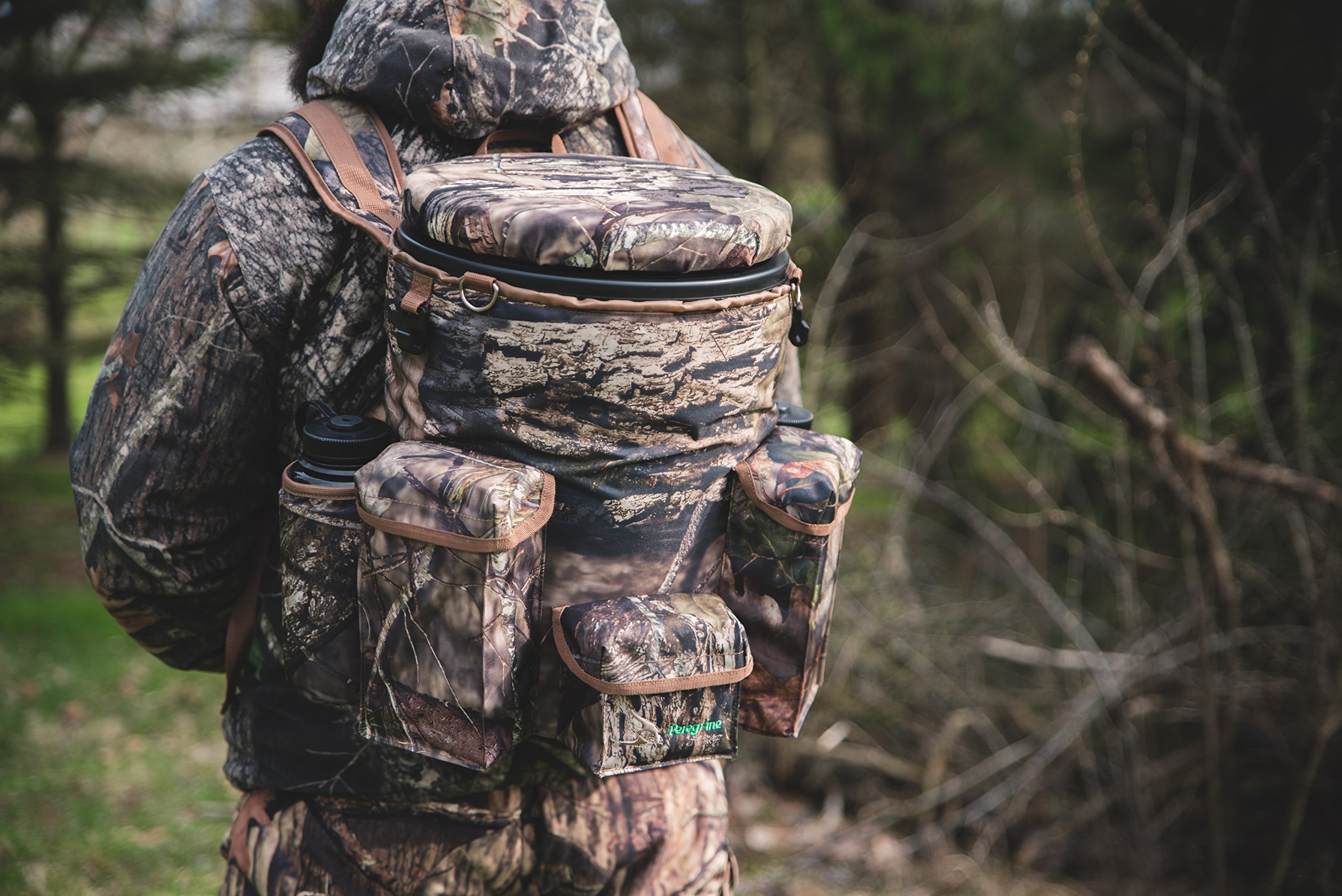 Peregrine Venture Bucket Pack Hunting Backpack Combo - Waterproof Durable Outdoor Gear for Hunting, Fishing & Camping Adventures