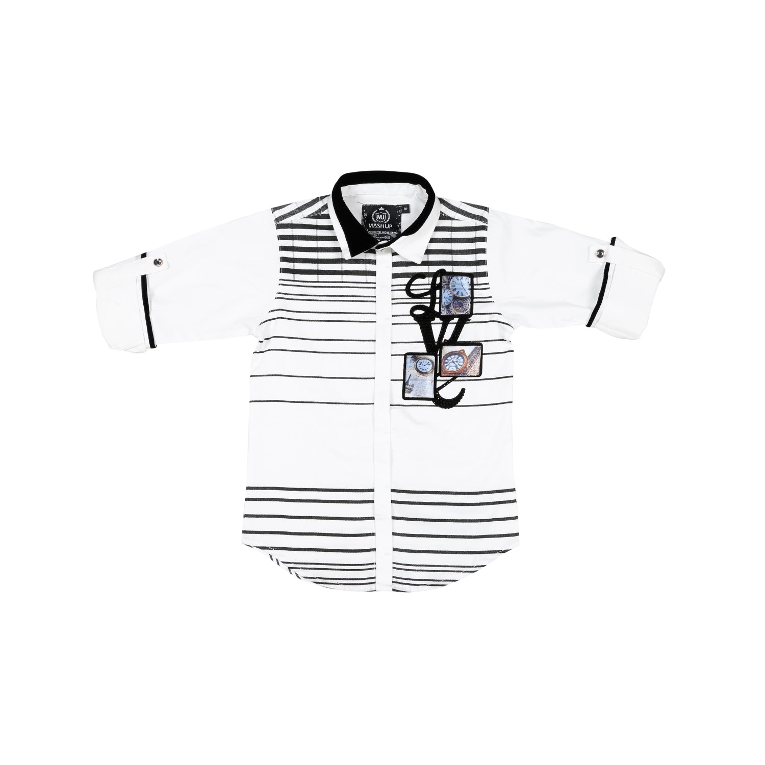 Trendy Ombre Striped Shirt for Men & Women | MashUp Fashion | Perfect for Casual Outings, Parties & Street Style