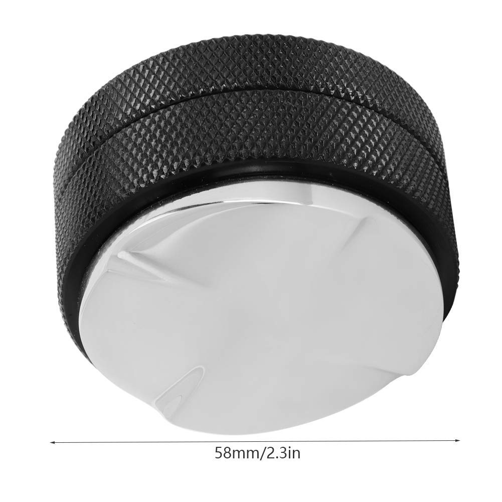 Yosoo 58mm Stainless Steel Coffee Tamper - Professional Espresso Distributor Tool for Home Baristas