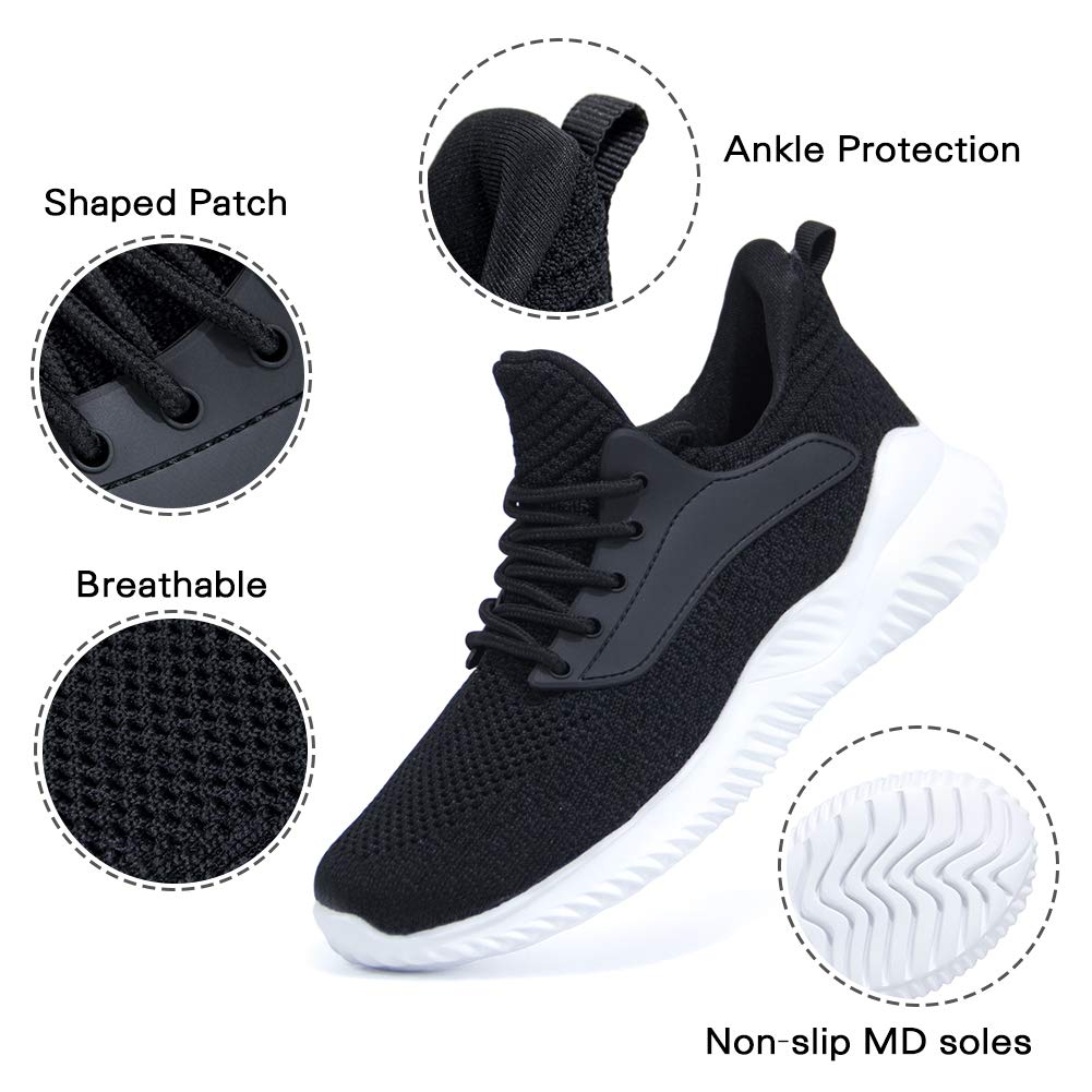 **Men's Slip-On Memory Foam Sneakers - Lightweight Breathable Walking Running Shoes for Gym, Jogging, Tennis & Casual Wear - Indoor & Outdoor Athletic Workout Shoes**    *Perfect for workouts, daily walks, gym sessions, or casual outings.*