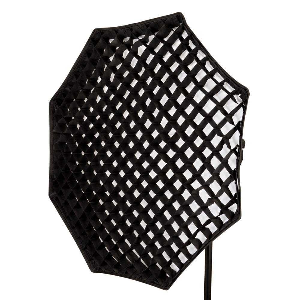 4ft Octagonal Softbox with 5cm Grid - Professional Photography Lighting Diffuser for Studio Portraits, Product Shoots & YouTube Videos