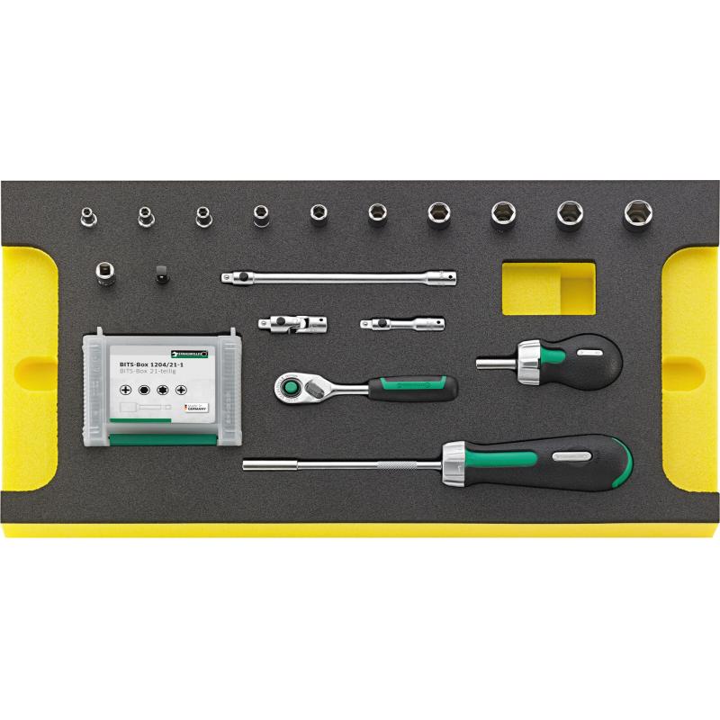 Stahlwille 96830132 TCS WT 40/4008/10/9 Professional Tool Set with TCS Inlay - Perfect for Automotive Repair & Industrial Maintenance