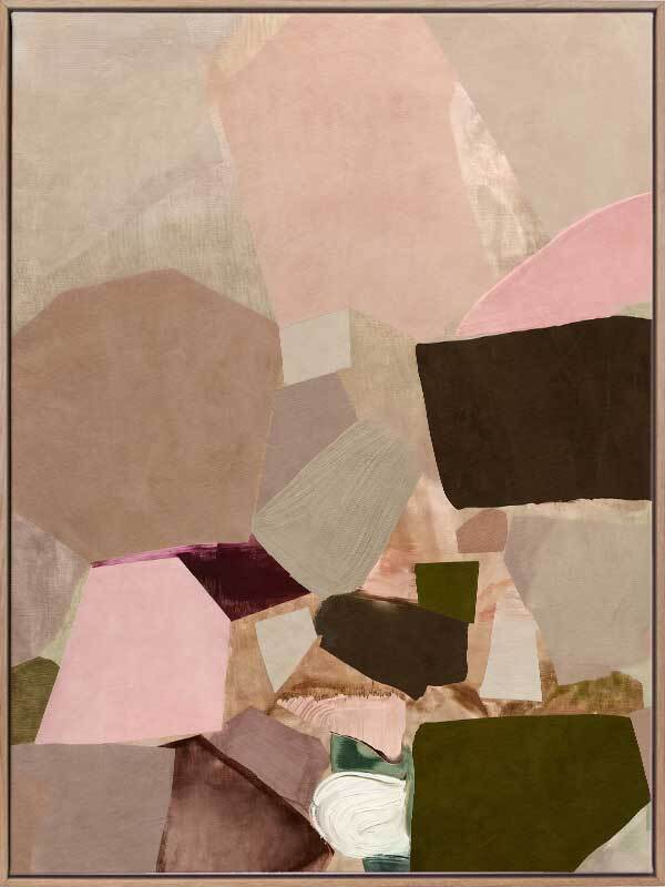 Abstract Desert Landscape Canvas Art Print - Modern Wall Decor for Living Room, Bedroom & Office