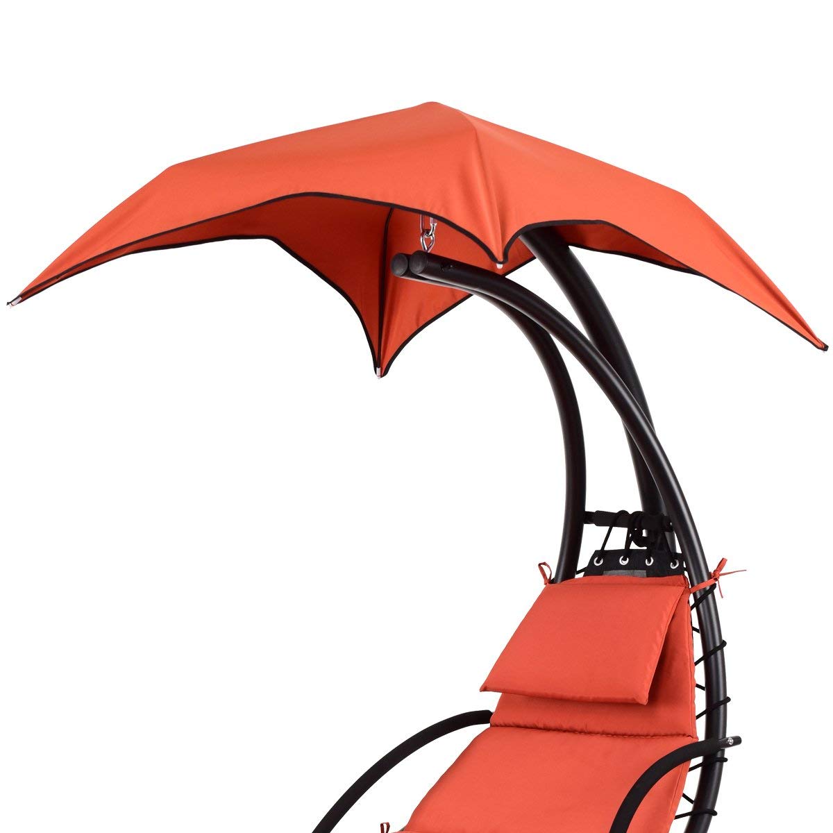 Free Standing Hammock Stand for Adults - Heavy Duty Outdoor Hanging Chair with Patio Lounge Swings - Rust-Resistant Yard Hammock for Backyard, Garden & Poolside Relaxation