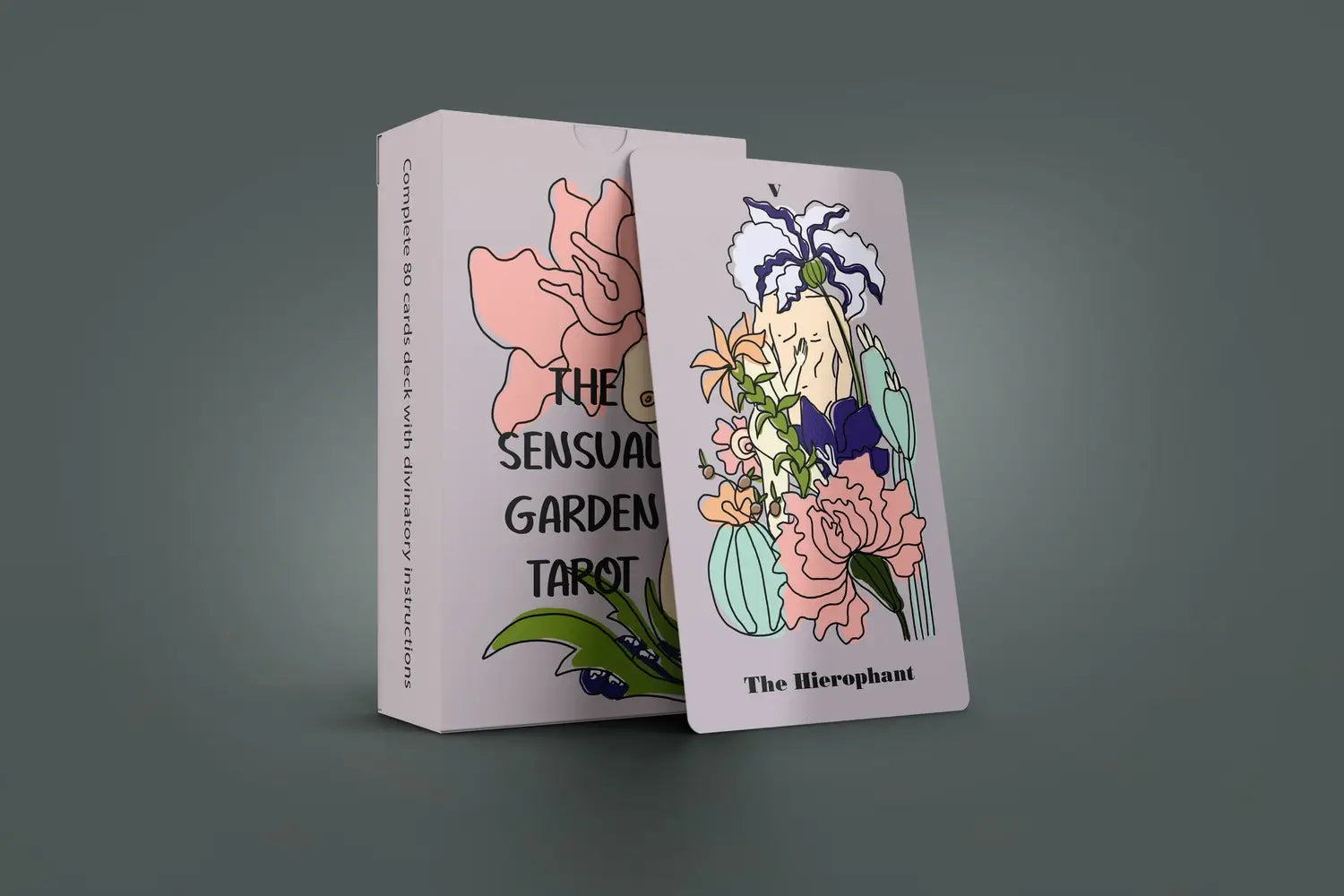 Sensual Garden Tarot Cards - 78-Card Deck with Guidebook for Divination, Meditation & Spiritual Growth | Perfect for Beginners & Advanced Readers | Gift for Tarot Enthusiasts & Collectors | Use for Self-Reflection, Relationship Guidance & Life Path Exploration