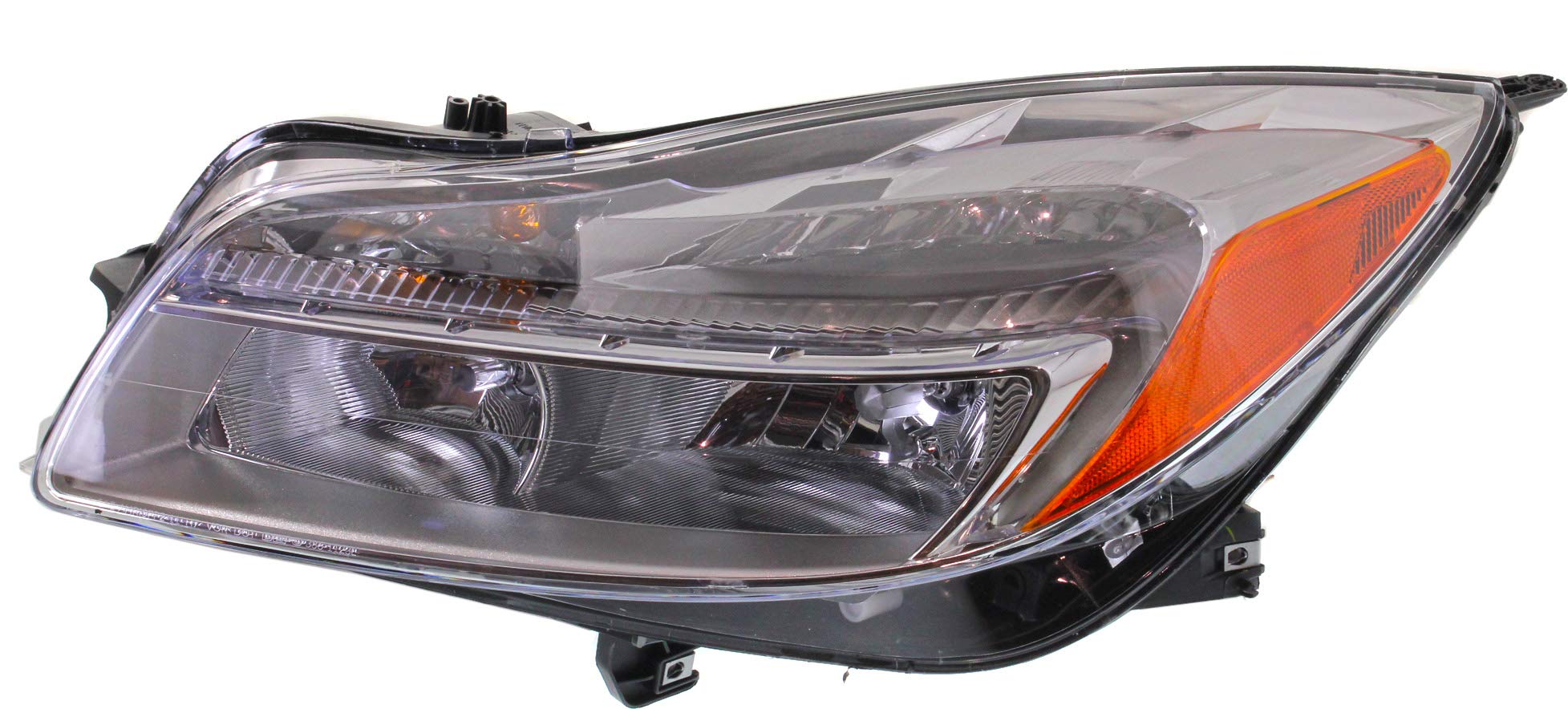 Evan Fischer Driver Side Headlight Assembly Compatible with 2011-2013 Buick Regal - Replacement Headlamp with Bulb for Improved Night Visibility & Safety Driving