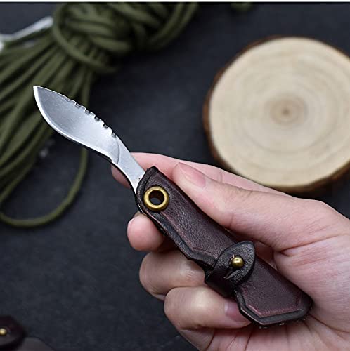 Premium D2 Steel Folding Pocket Knife - EDC Survival Knife for Outdoor Camping, Hiking & Everyday Carry | Handmade Tactical Folding Knife with Friction Lock
