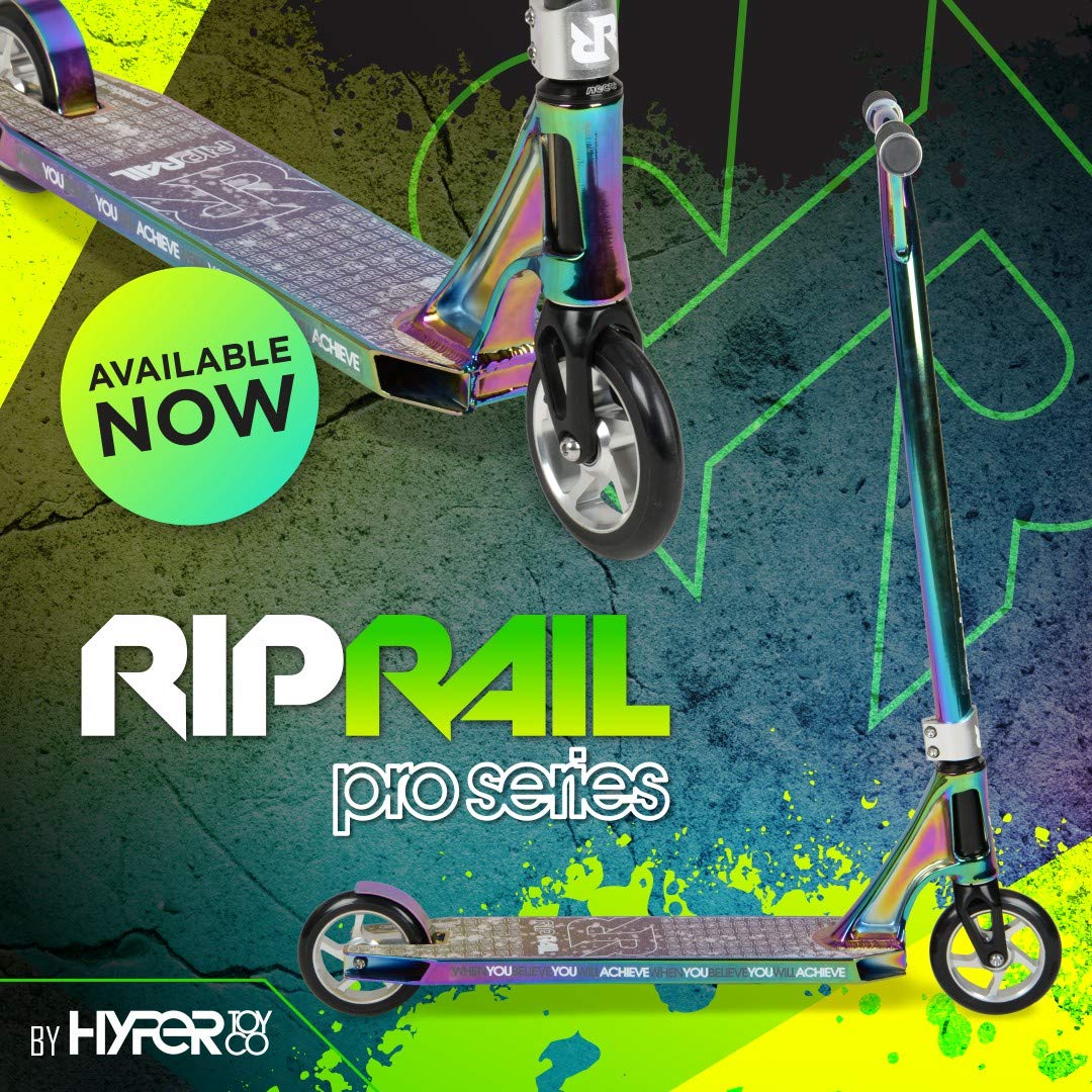 Pro Series 1 Performance Stunt Scooter - Lightweight Alloy Jet Fuel Deck with Cut-Out, ABEC-9 Bearings & Durable Alloy Wheels for Professional Tricks - Perfect for Skate Parks, Street Stunts & Extreme Scooter Riding