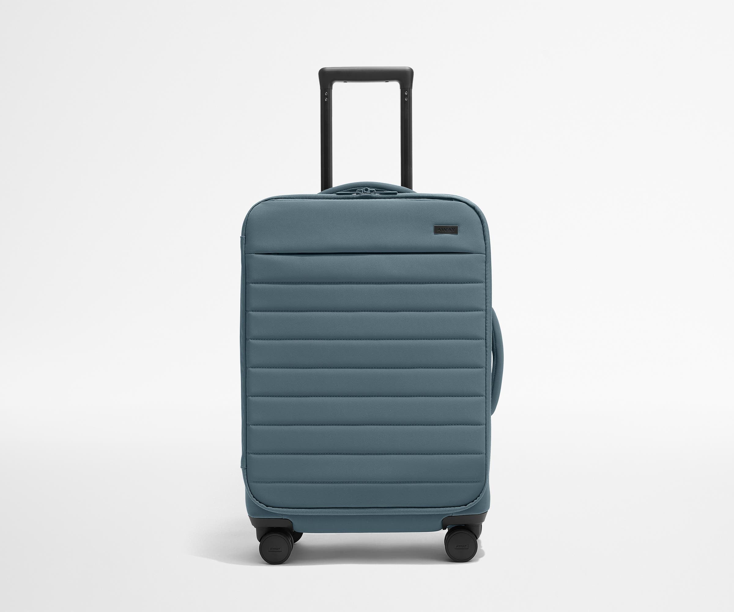 Softside Bigger Carry On Luggage - Lightweight Expandable Spinner Suitcase for Travel, Business Trips & Weekend Getaways