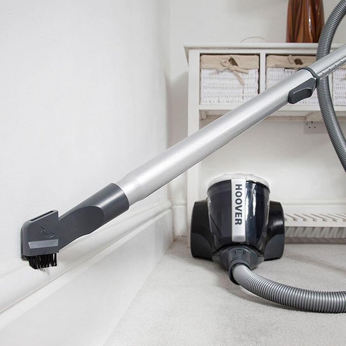 Hoover Breeze Bagless Cylinder Vacuum Cleaner - Powerful Lightweight Upright Vac for Hardwood Floors & Carpets | Perfect for Home, Office & Pet Hair Cleaning